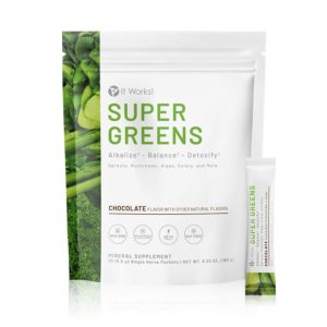 It Works Super Greens on the Go Chocolate Flavor